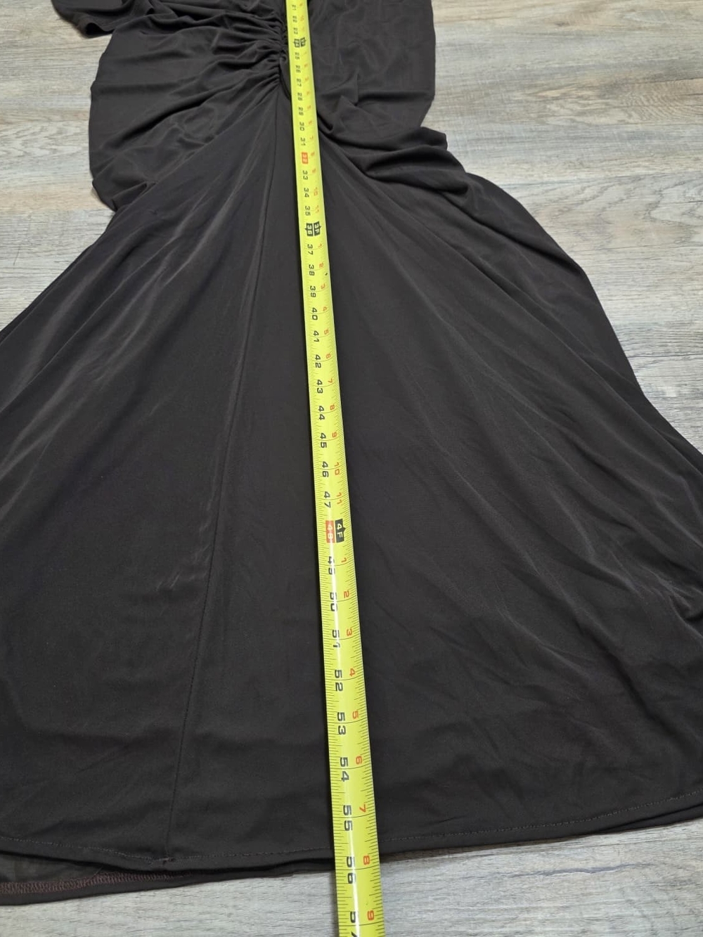 RONNY KOBO MOCK NECK RUCHED DRESS SIZE L MSRP $425 - Picture 12 of 13